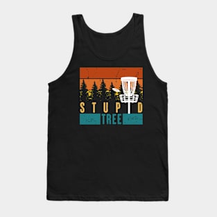 Vintage Stupid Tree Disc Golf Tank Top